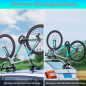 Preview: ROCKBROS | Tragbar Fahrradträger elektrisch Fahrrad Dachträger mit Saugnapf